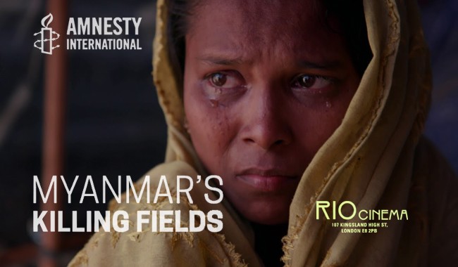 Amnesty presents: Myanmar's Killing Fields + Q&A