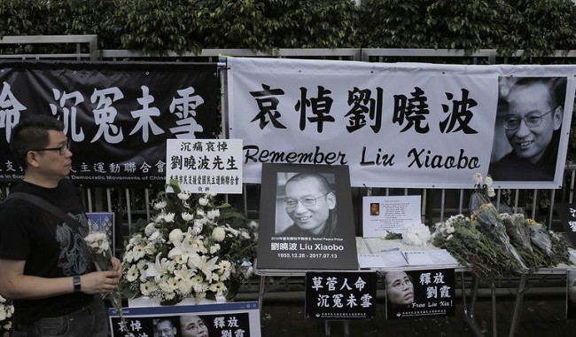 The Nobel Laureate: defied Beijing, died in jail