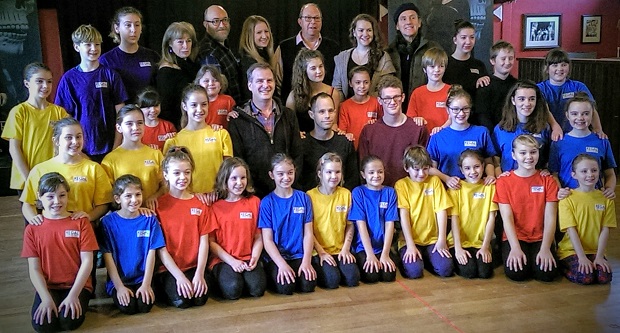 Cast in rehearsals