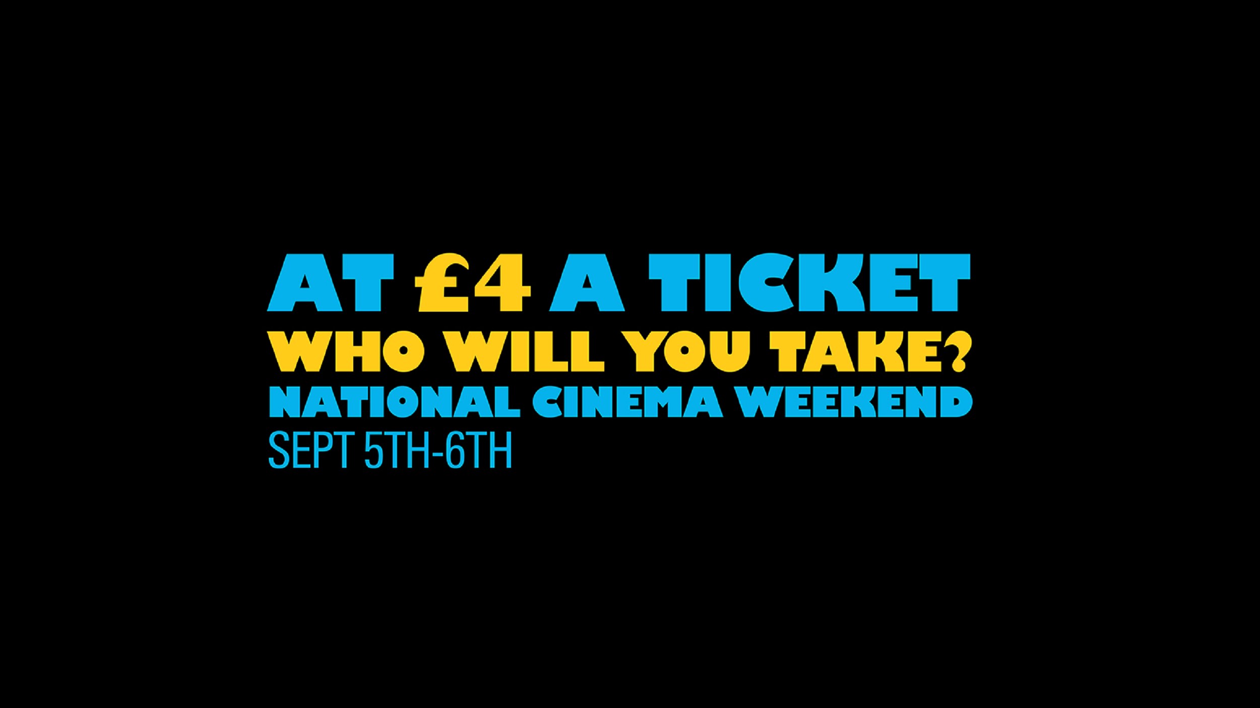 National Cinema Weekend!