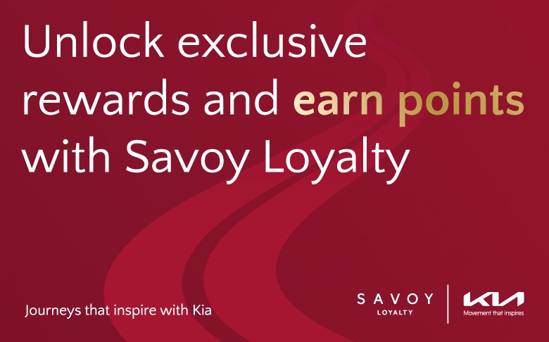 Earn points and unlock exclusive rewards with Savoy Loyalty. 