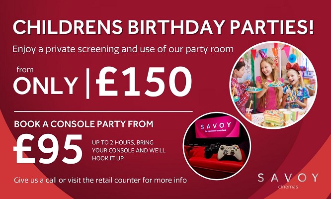 Childrens Parties at Savoy 