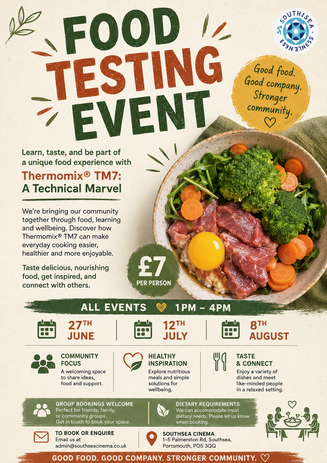 FOOD TASTING EVENT