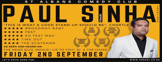 St Albans Comedy Club - September 22