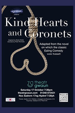 Kind Hearts and Coronets - A Derek Webb Comedy play