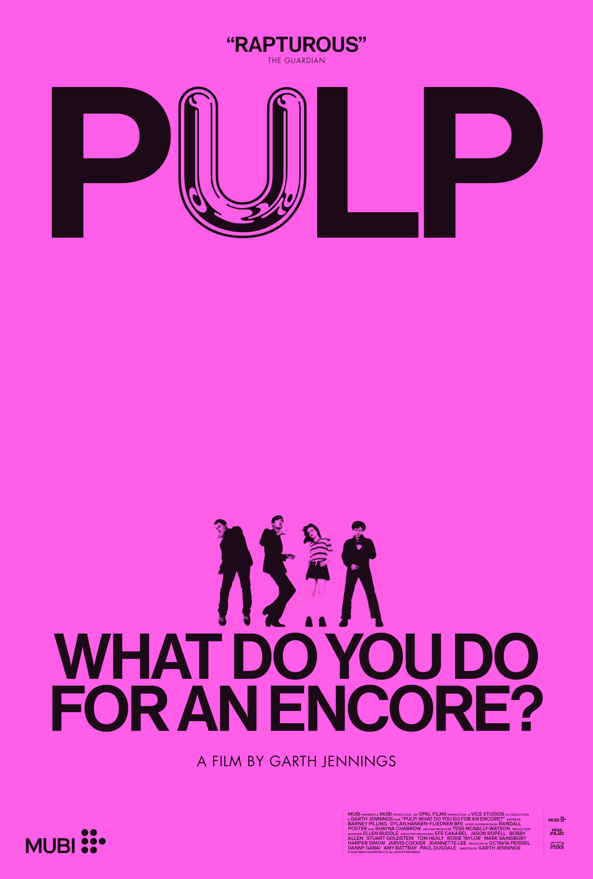 Pulp: What Do You Do for an Encore?