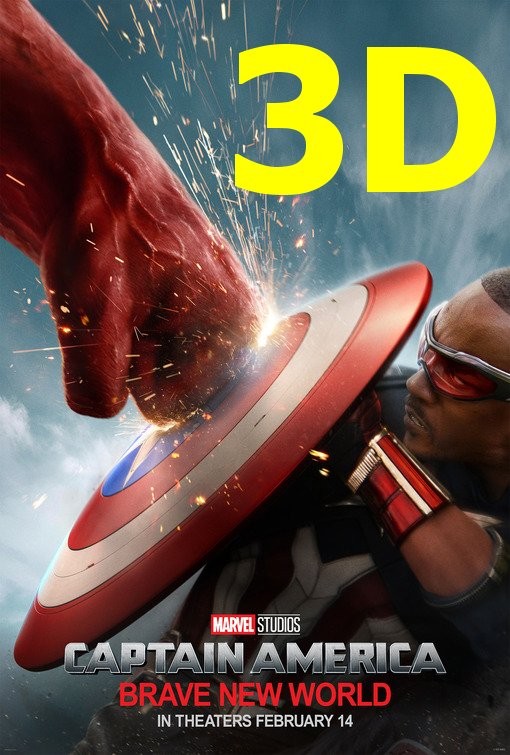 3D - Captain America: Brave New World - 3D